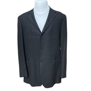 Mark & Spencer‎ 100% Pure Wool 3 Button Blazer/Sport Coats in Charcoal